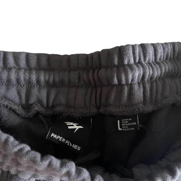 Paper Planes Men's Asphalt Straight Leg Fleece Dream Lab Sweatpants - Large - Picture 7 of 12